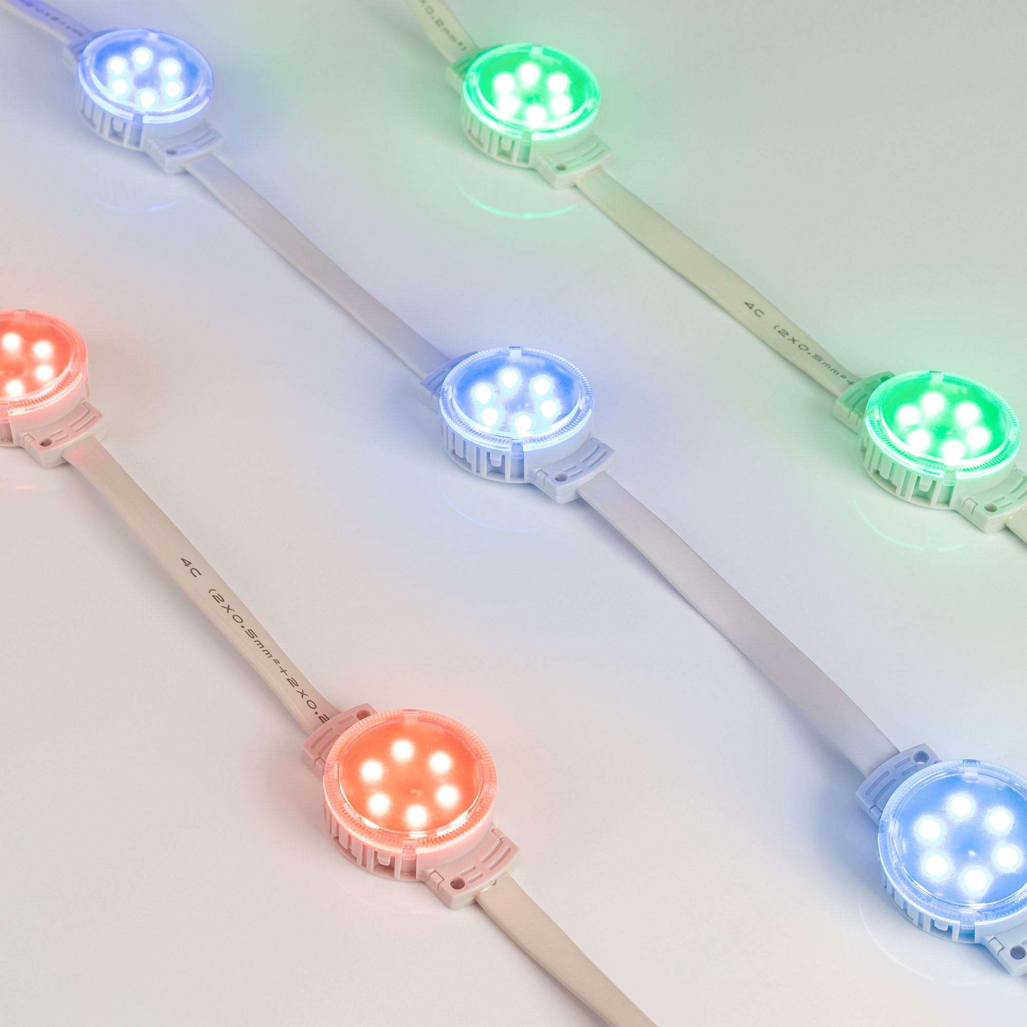 Модуль управляемый SPI-F6-D40 24V RGB-RAM-Auto (1.25W, IP68, 120 deg) 036828 - Arlight