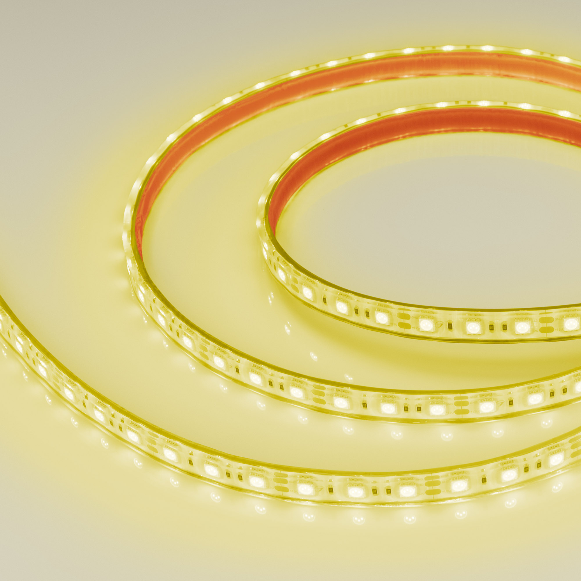 Лента герметичная RTW-PFS-B60-13mm 12V Yellow (14.4 W/m, IP68, 5060, 5m) 036291 - Arlight