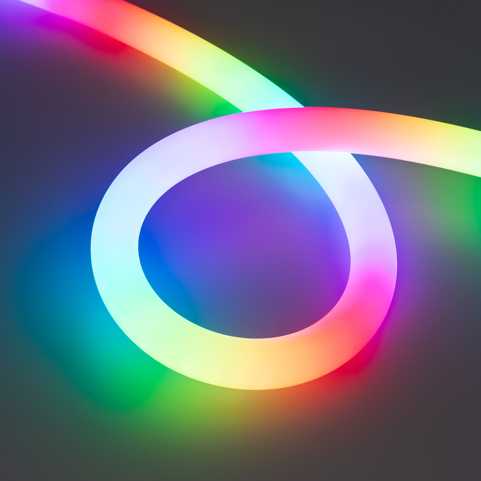 Лента герметичная SPI-MOONLIGHT-TOP-F180-D25mm 12V RGB-PX2 360deg (20 W/m, IP65, 3535, 3m, wire x1) 037564 - Arlight
