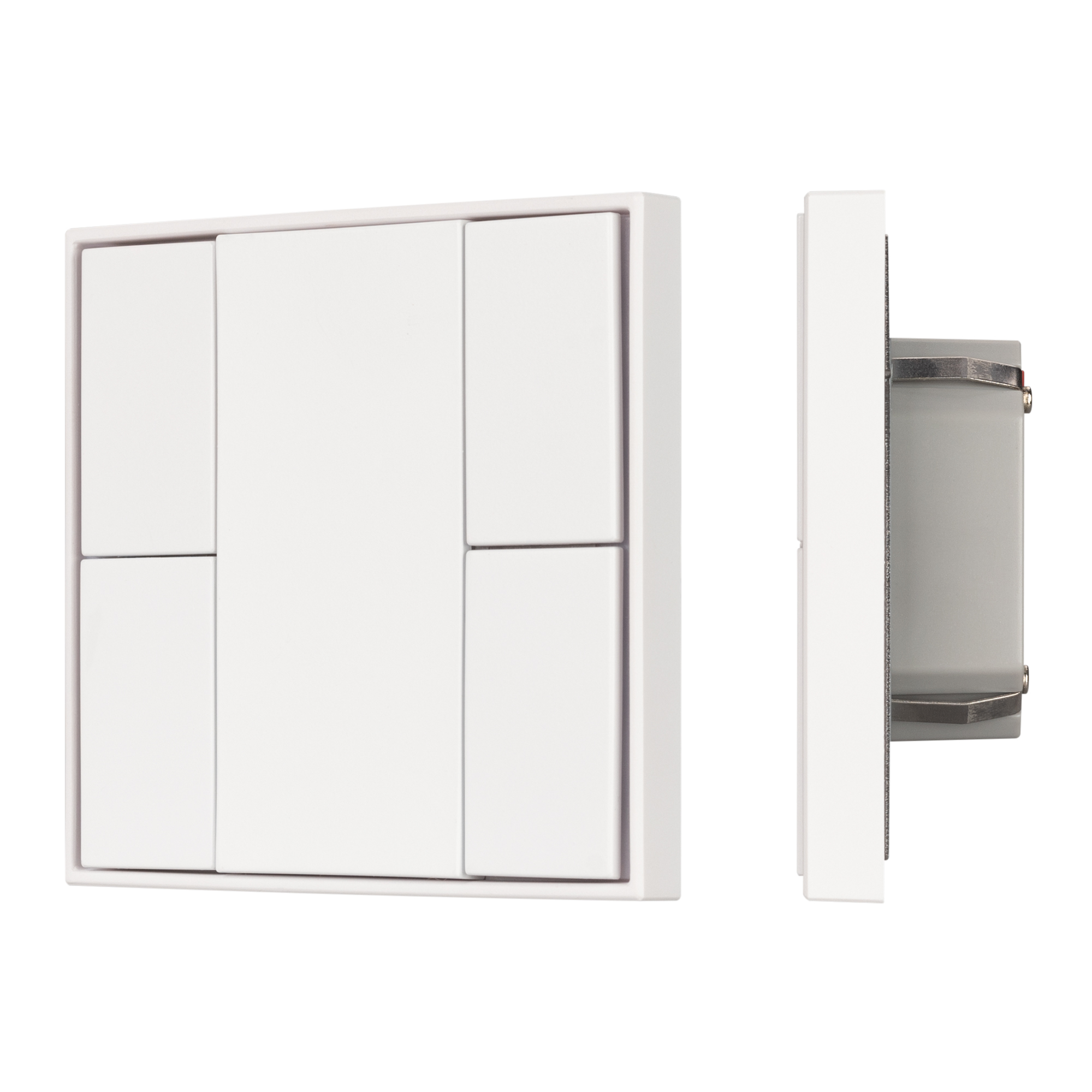 INTELLIGENT ARLIGHT Кнопочная панель KNX-301-22-4-SH-IN White (BUS, Frame) 037722 - Arlight