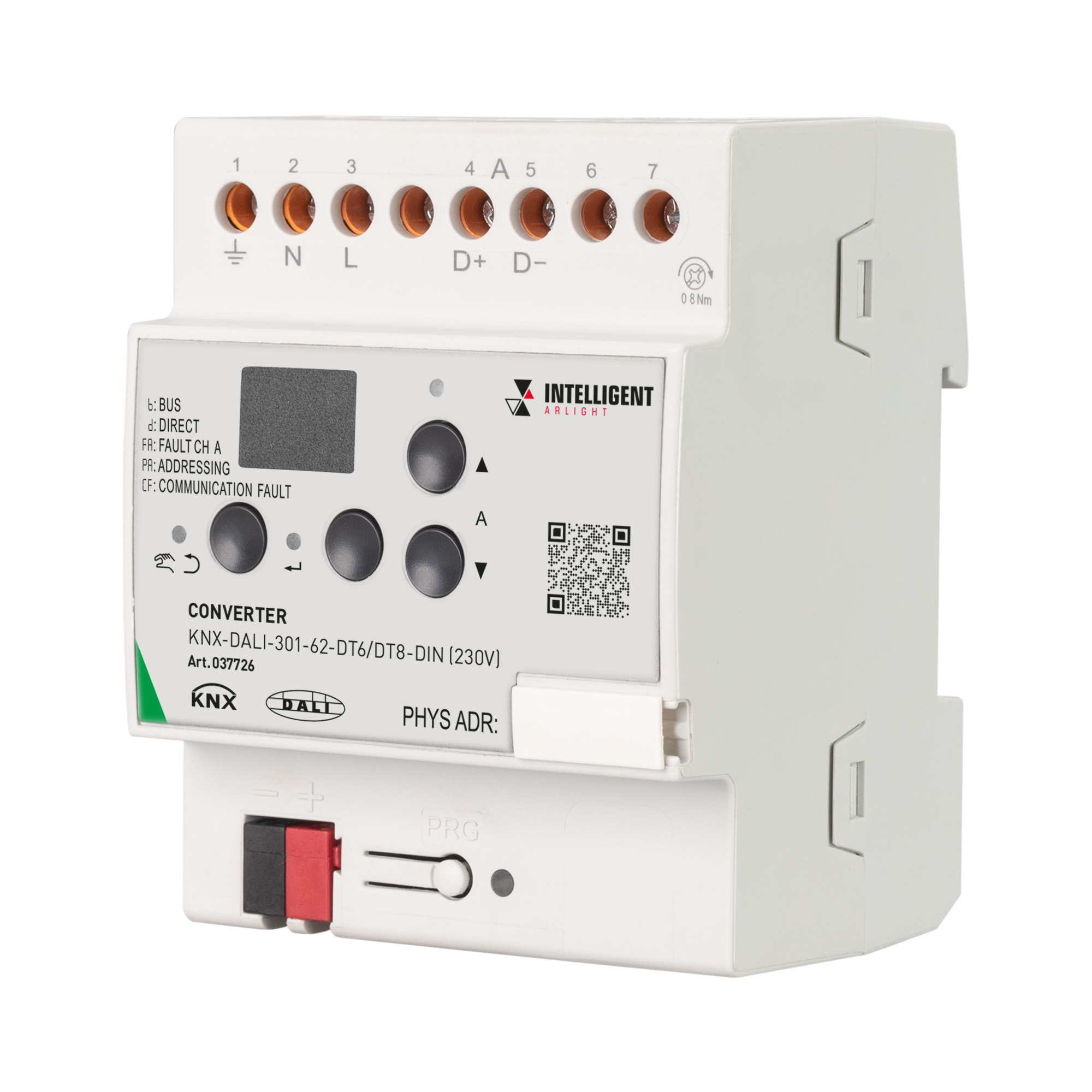 INTELLIGENT ARLIGHT Конвертер KNX-DALI-301-62-DT6/DT8-DIN (230V) 037726 - Arlight