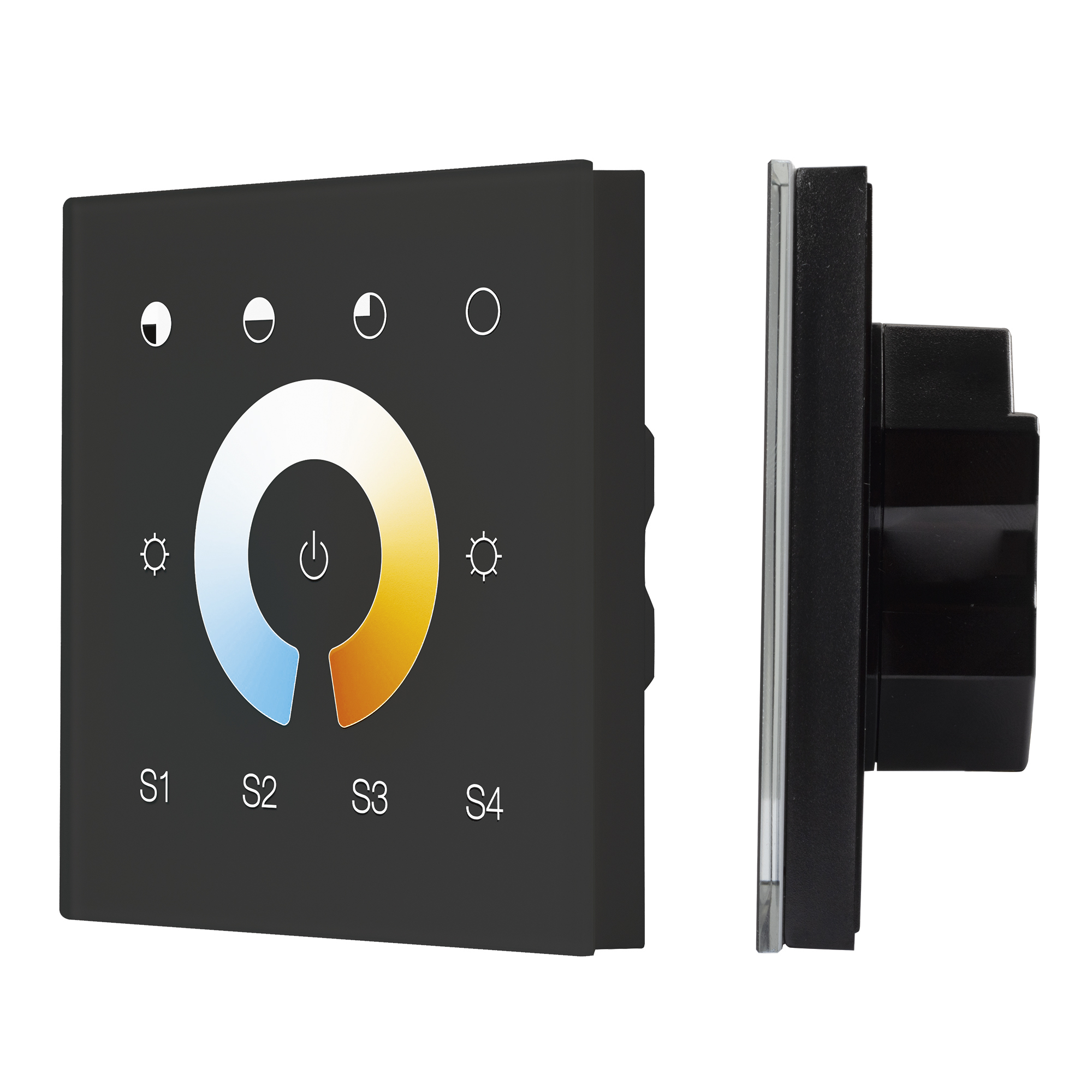 INTELLIGENT ARLIGHT Сенсорная панель DALI-901-11-1G-4SC-MIX-DT8-IN Black (BUS/230V) 037195 - Arlight