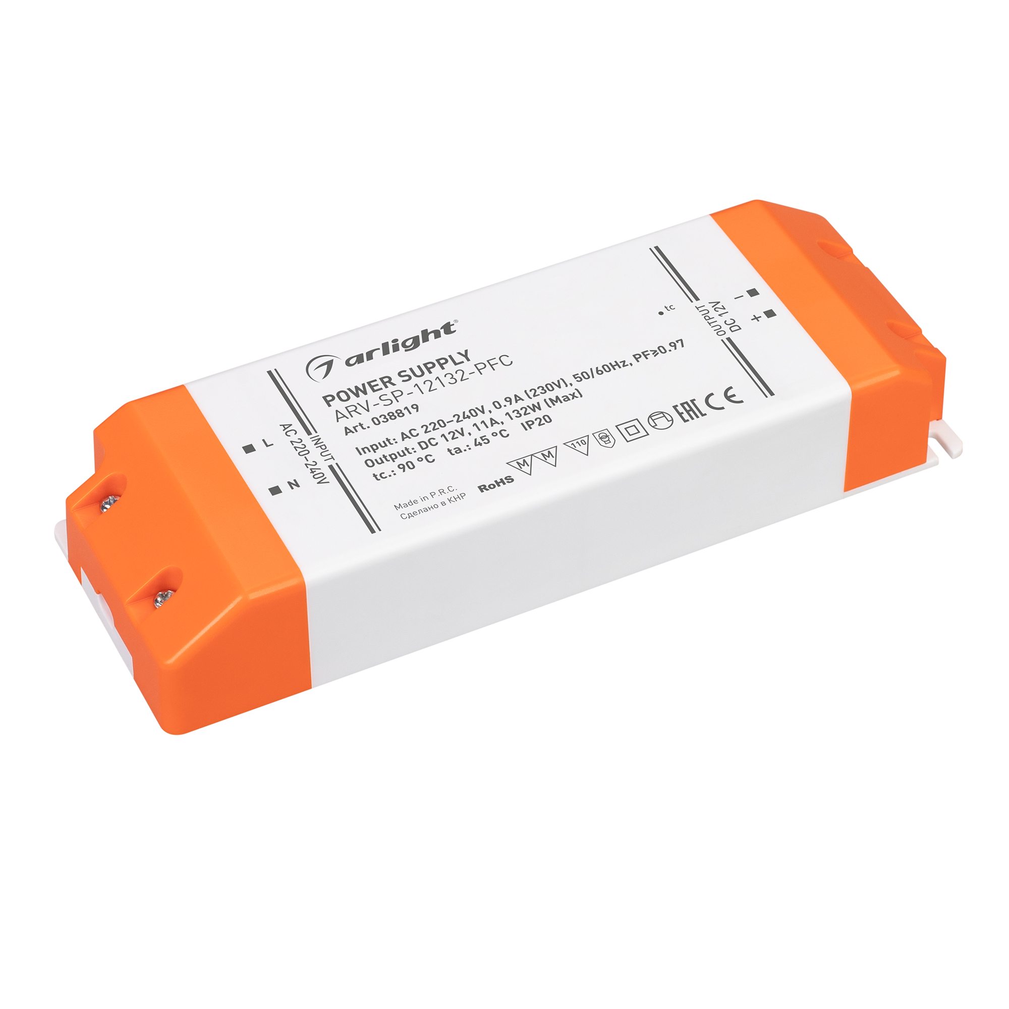 Блок питания ARV-SP-24100-PFC (24V, 4.17A, 100W) 038818 - Arlight