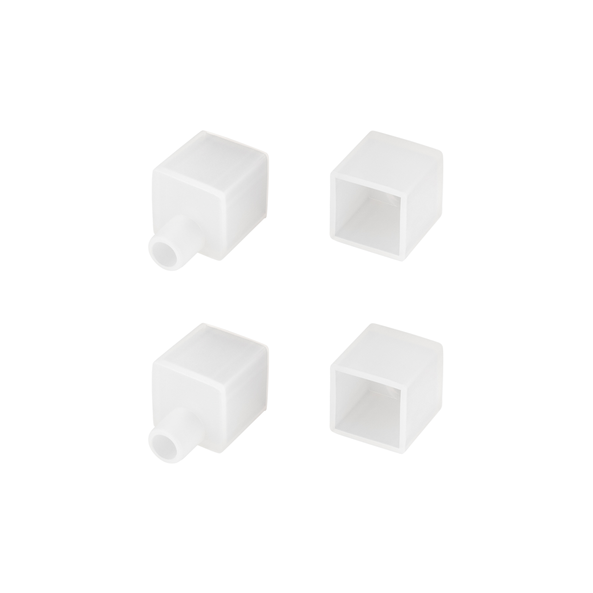 Заглушка WPH-FLEX-1212-TOP WHITE с отверстием 040859 - Arlight