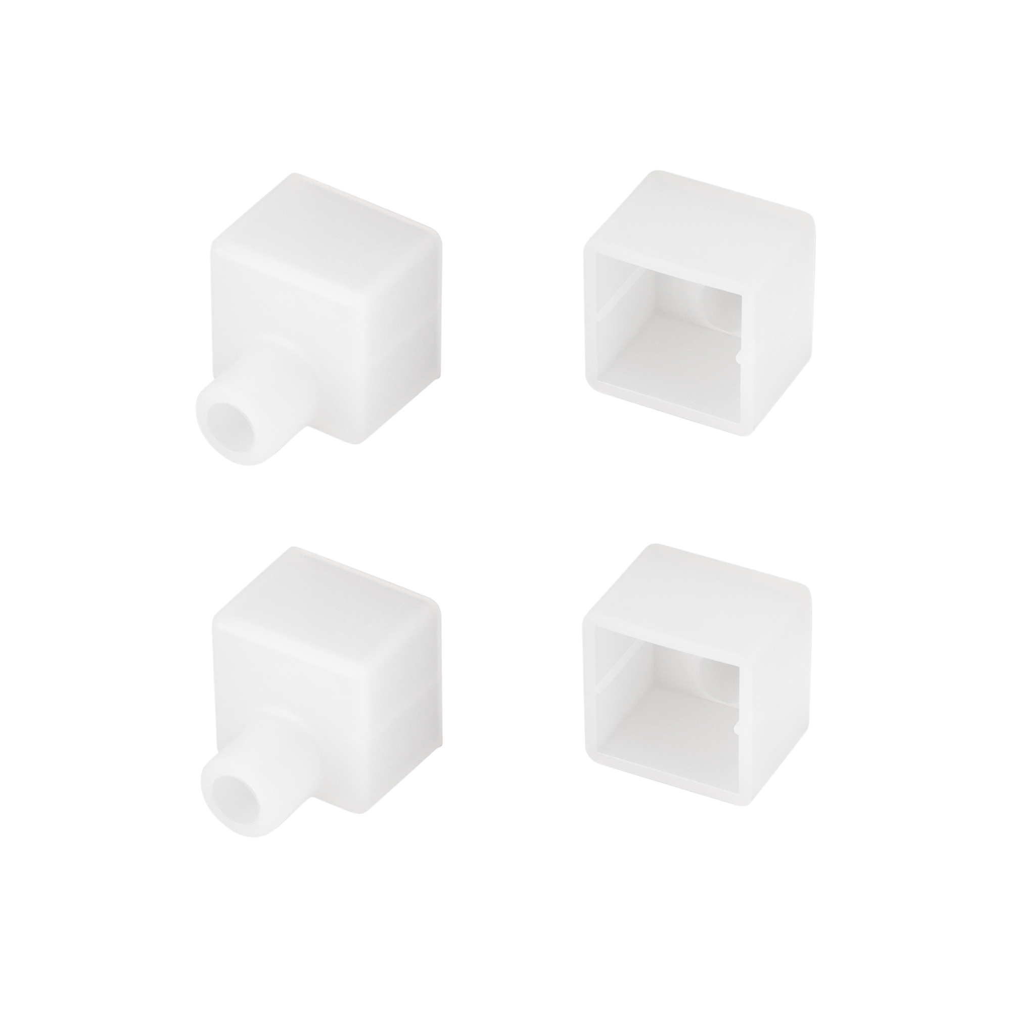 Заглушка WPH-FLEX-1616 WHITE с отверстием 040863 - Arlight