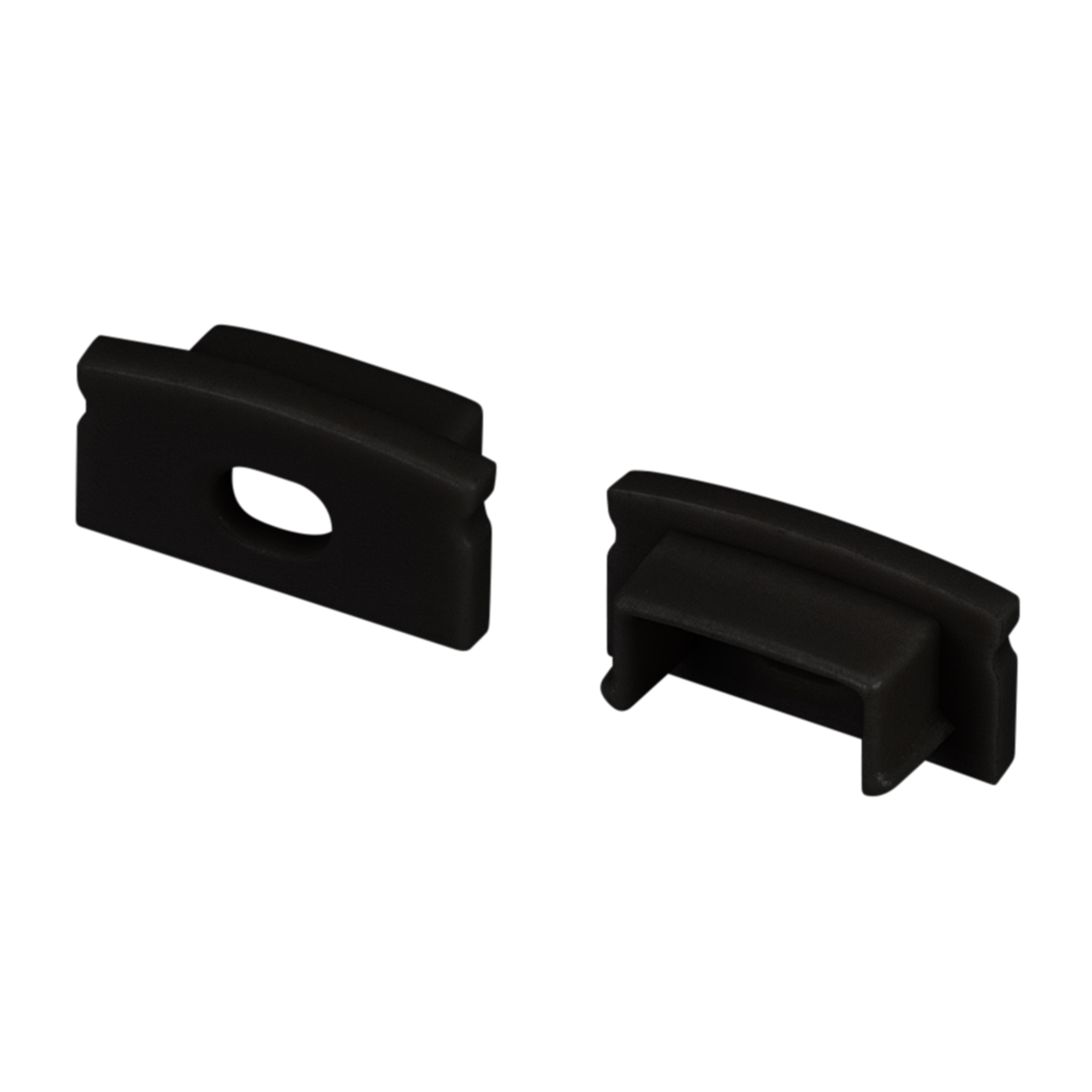 Заглушка LINE-1708 BLACK с отверстием 040315 - Arlight