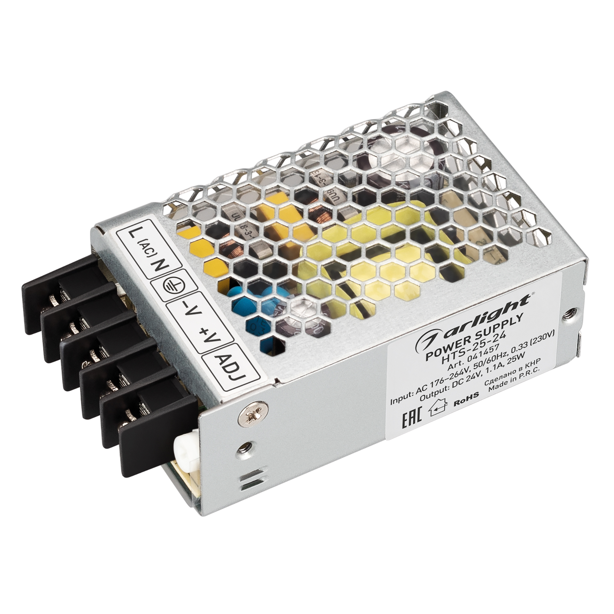 Блок питания HTS-25-24 (24V, 1.1A, 25W) 041457 - Arlight