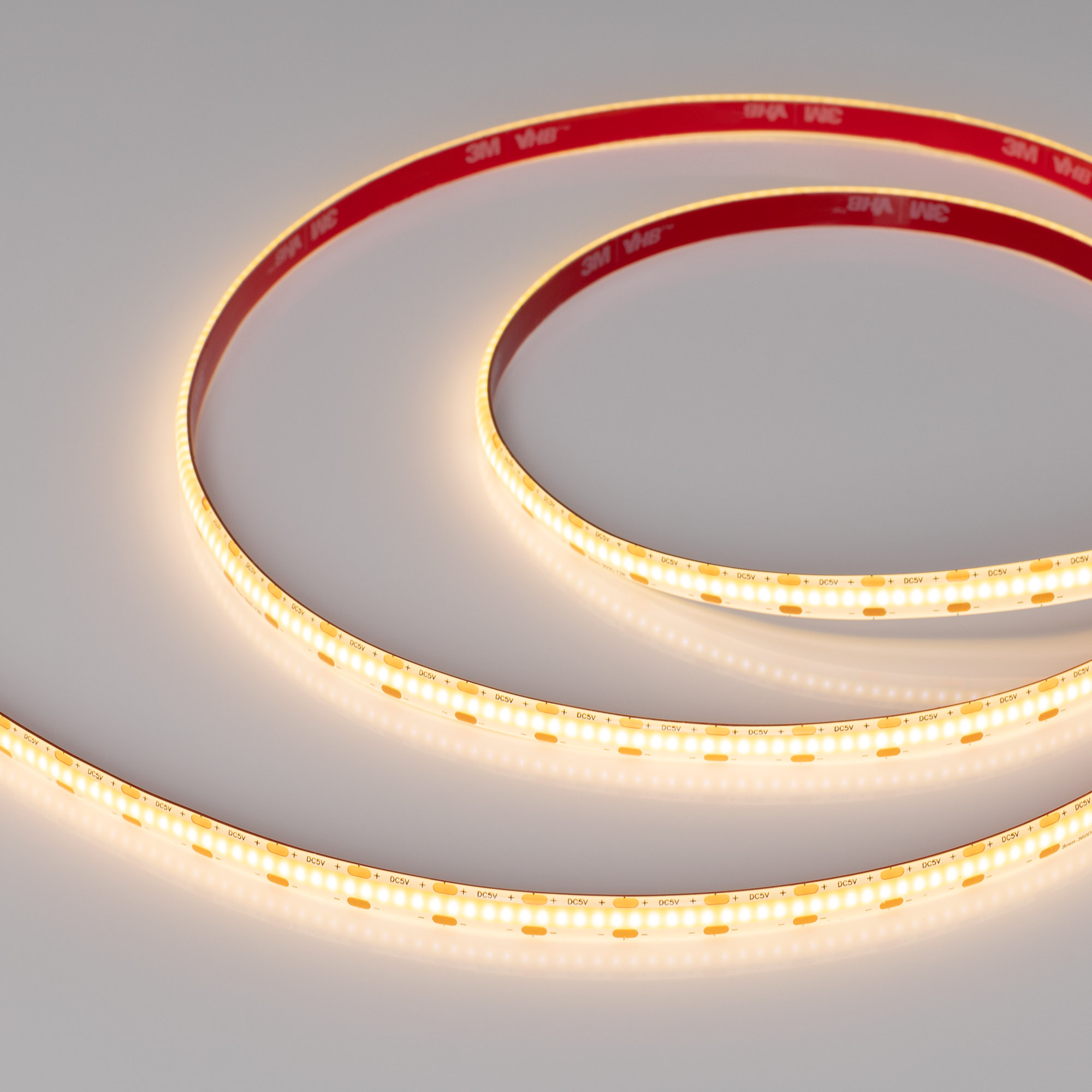 Лента герметичная COB-SE-X360-8mm 5V Warm2700 (5 W/m, IP65, CSP, 5m) 041710 - Arlight
