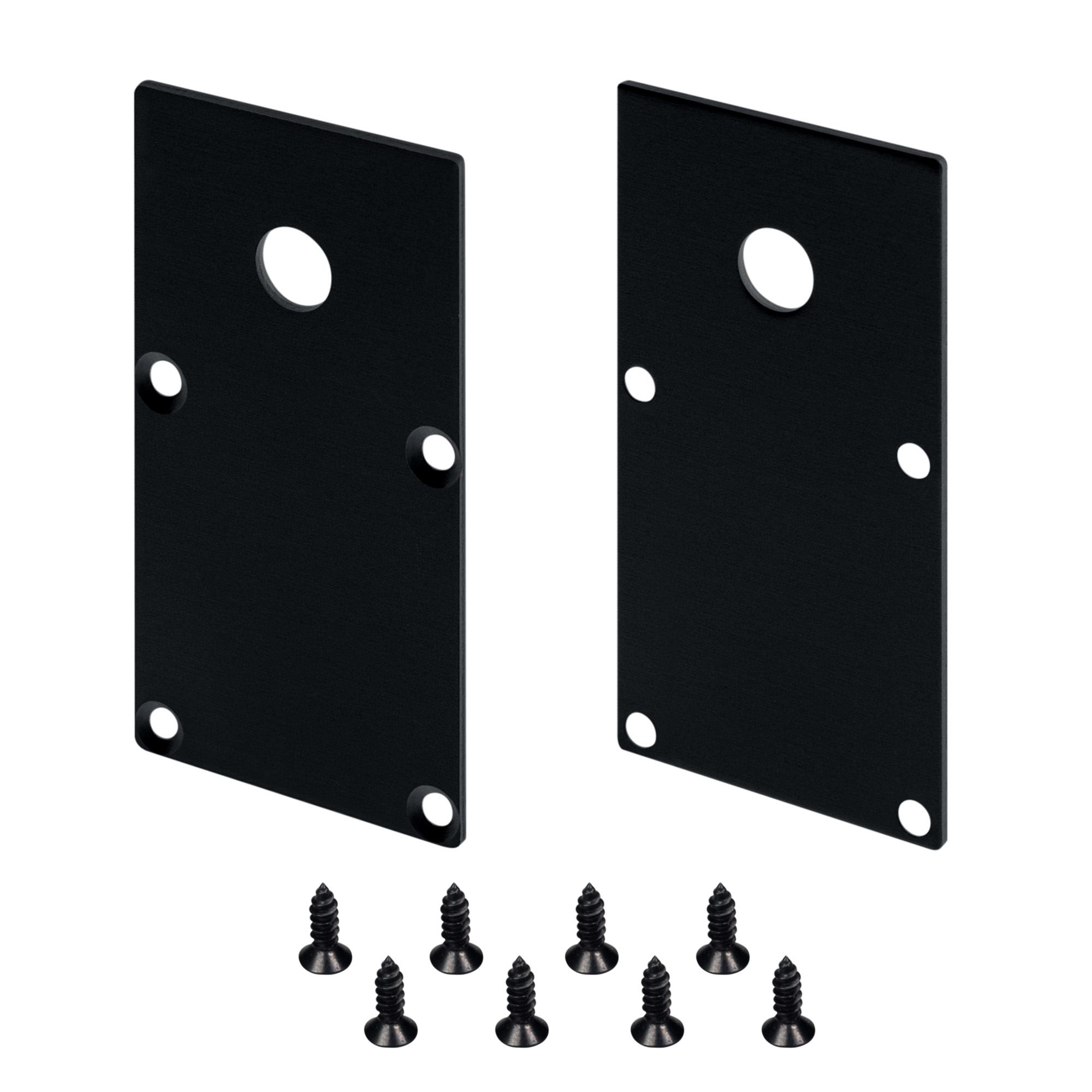 Заглушка LINE-S-3667 BLACK с отверстием 042915 - Arlight