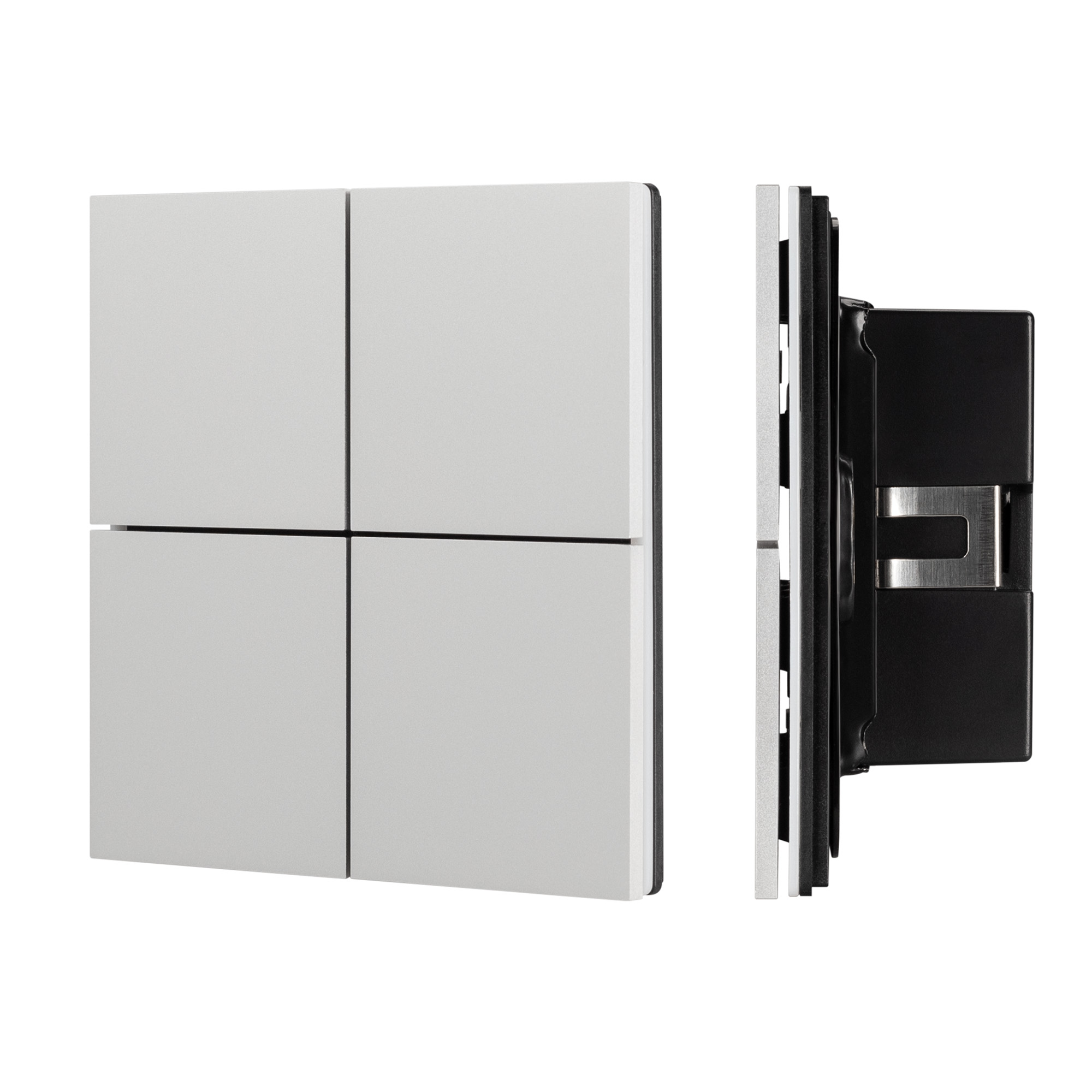 INTELLIGENT ARLIGHT Кнопочная панель KNX-304-23-IN Silver (BUS, Frameless) 039662 - Arlight