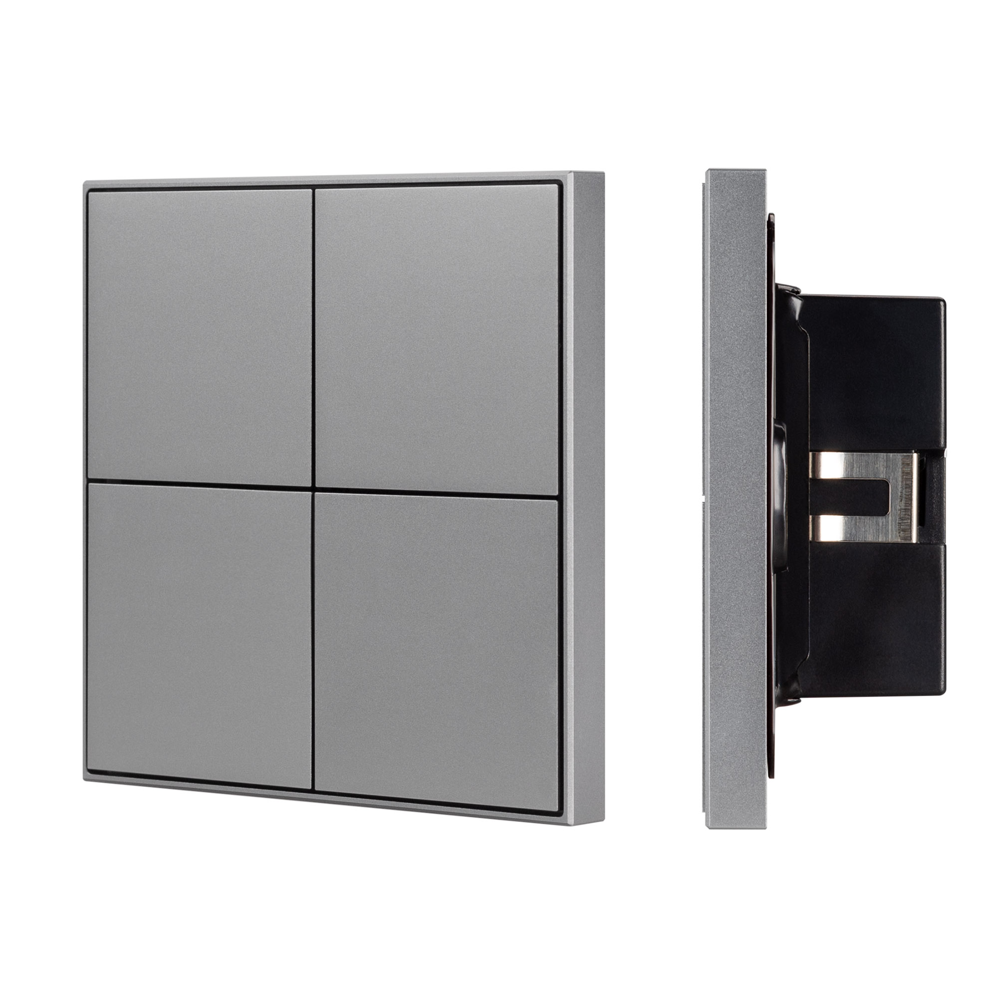INTELLIGENT ARLIGHT Кнопочная панель KNX-304-23-IN Grey (BUS, Frame) 038402 - Arlight