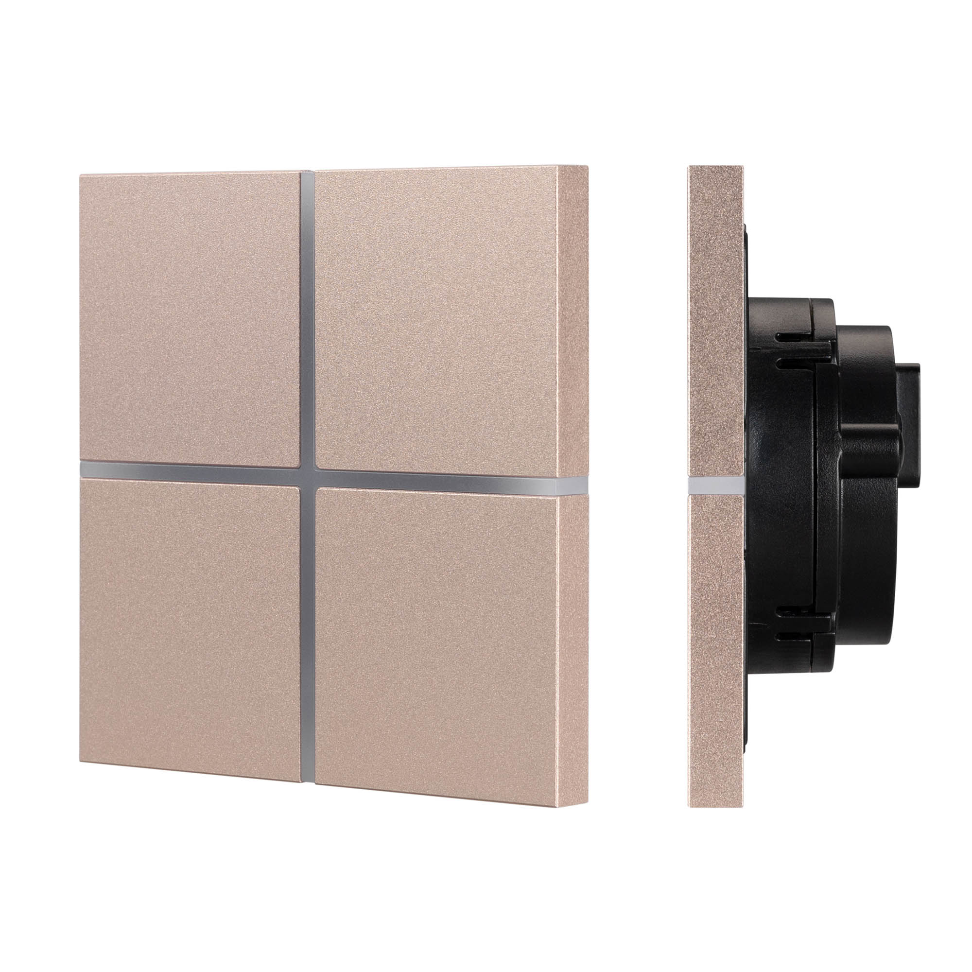 INTELLIGENT ARLIGHT Сенсорная панель KNX-304-13-IN Champagne (BUS, Frameless) 039670 - Arlight