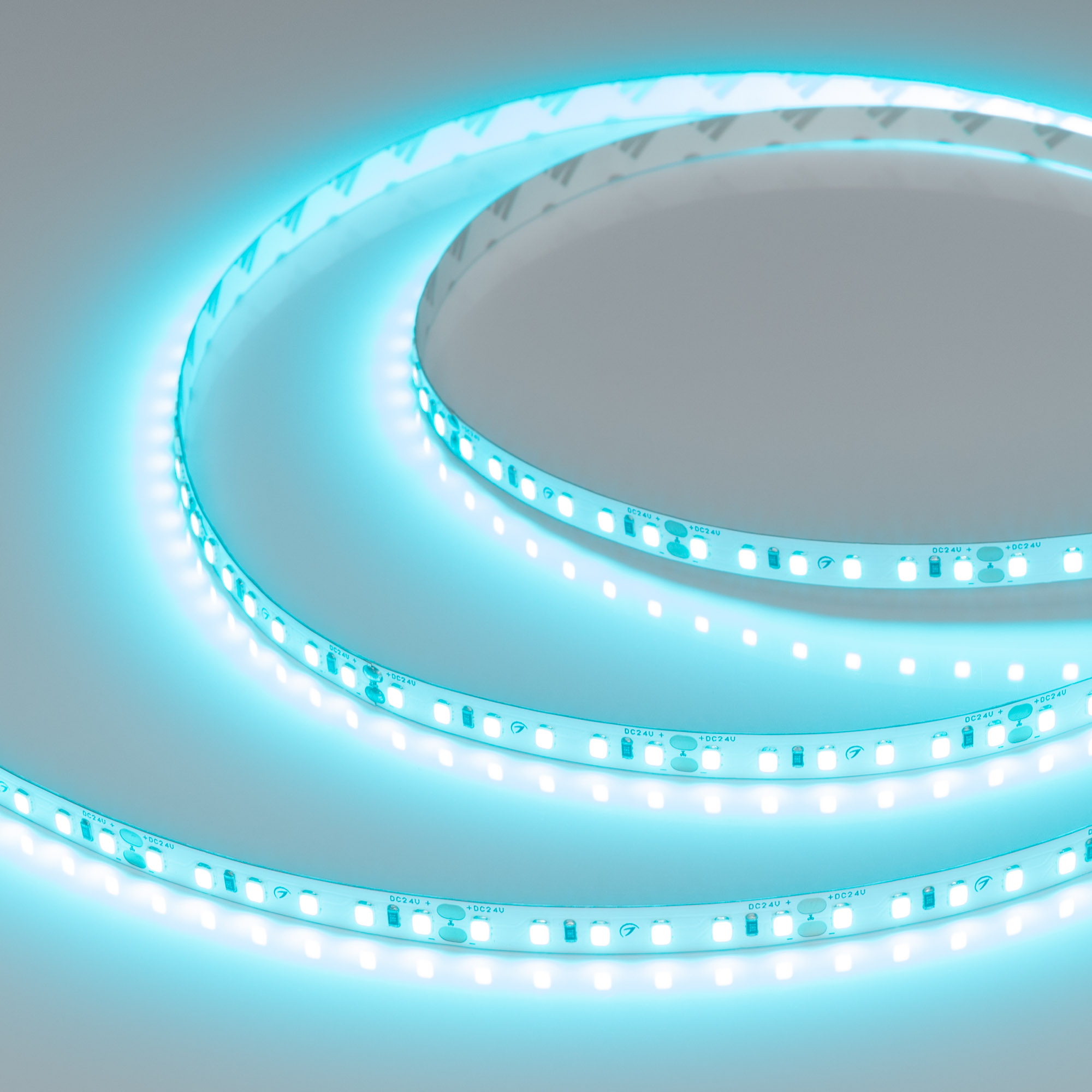 Лента RT-A120-8mm 24V Mint Blue (9.6 W/m, IP20, 5m) 043382(1) - Arlight