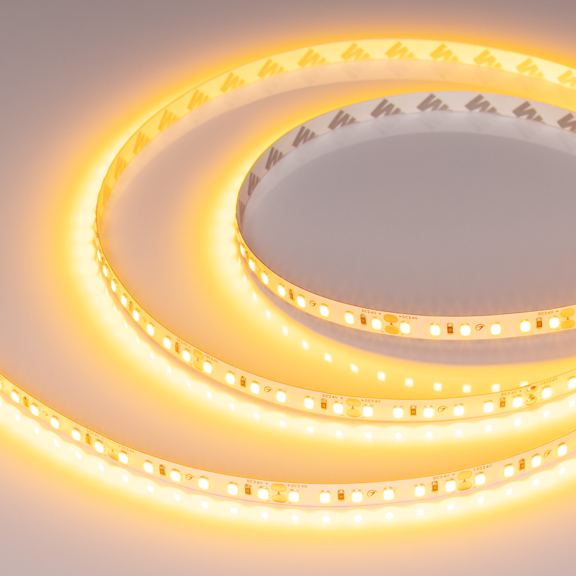 Лента RT-A120-8mm 24V Gold (9.6 W/m, IP20, 2835, 5m) 043385 - Arlight
