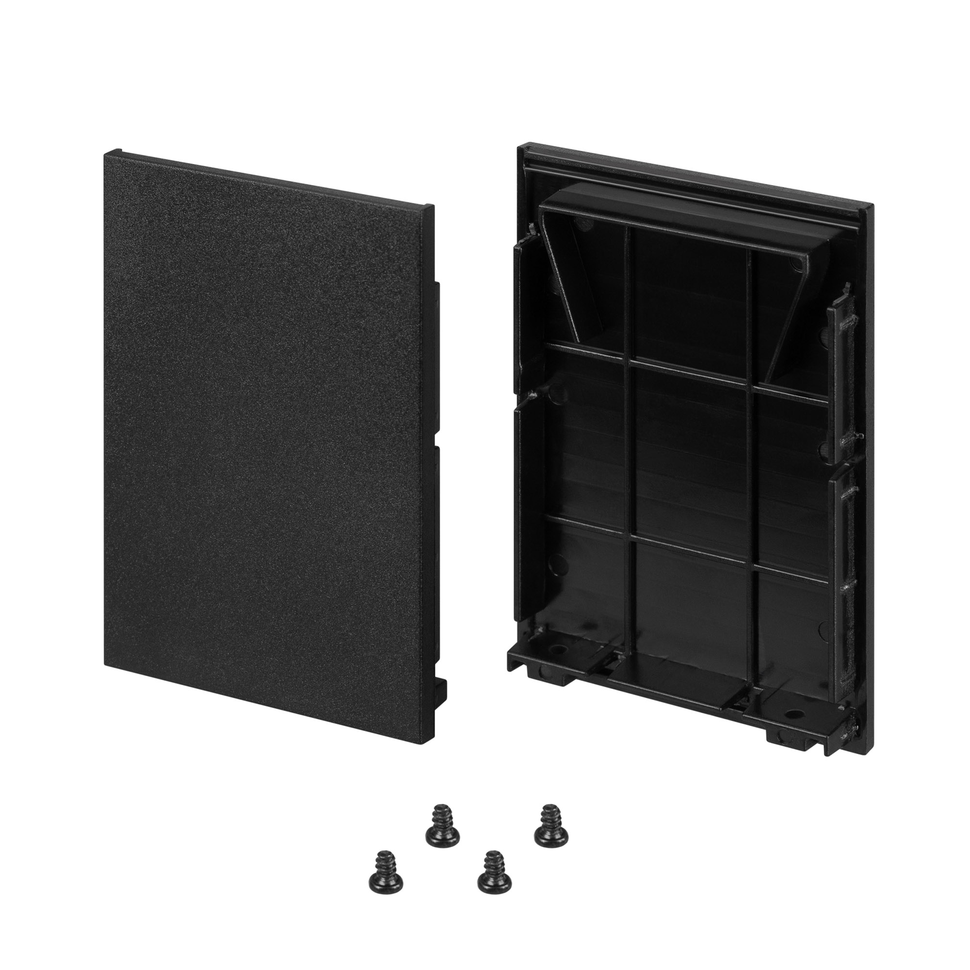 Заглушка LINE-5075-HONEYCOMB BLACK глухая 044882 - Arlight