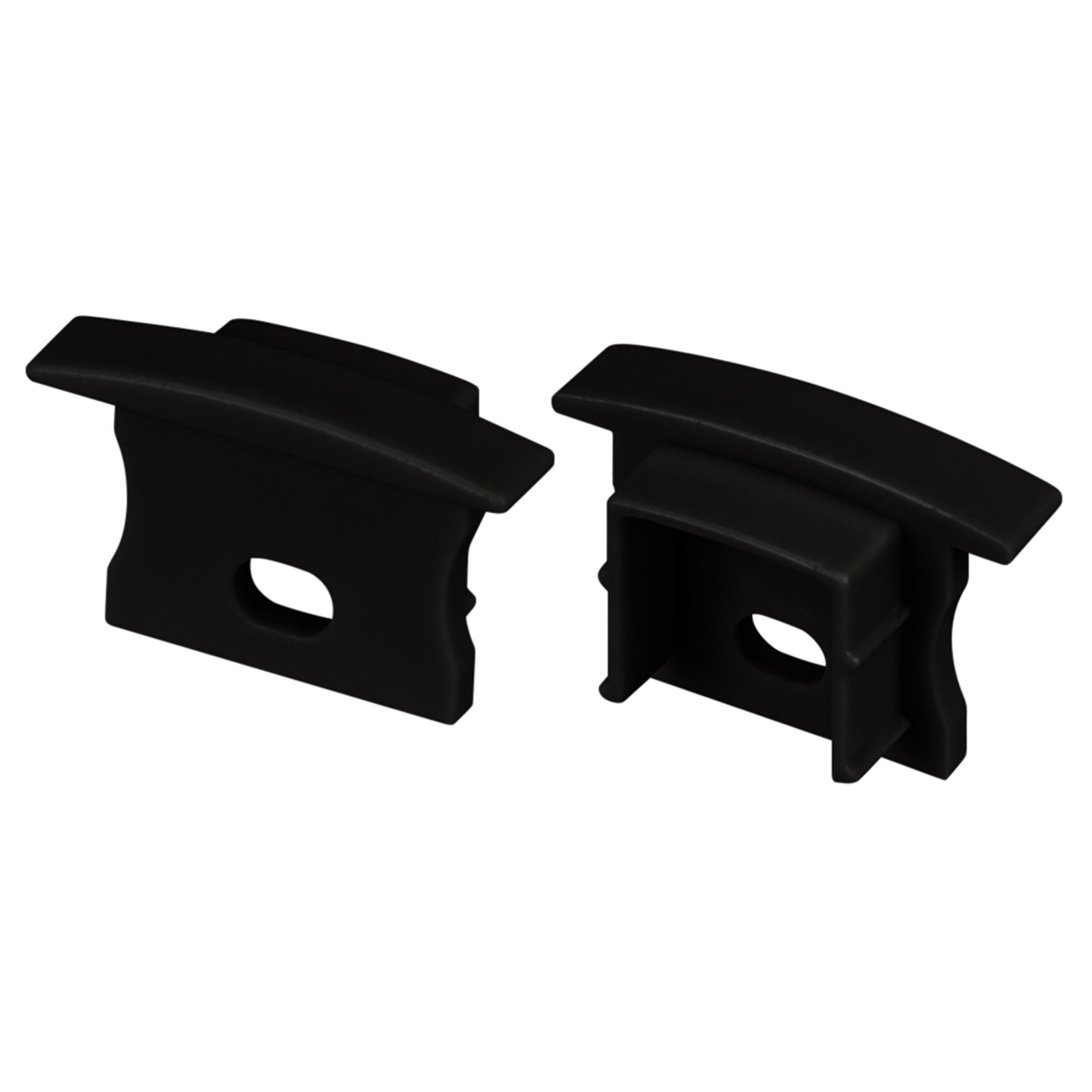 Заглушка LINE-2315-F с отверстием BLACK 044280 - Arlight