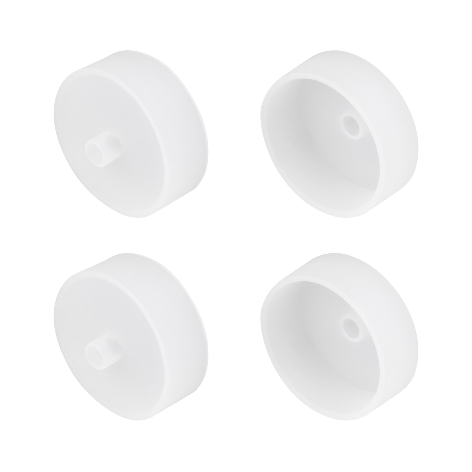 Заглушка WPH-FLEX-D40-360deg WHITE с отверстием 047249 - Arlight