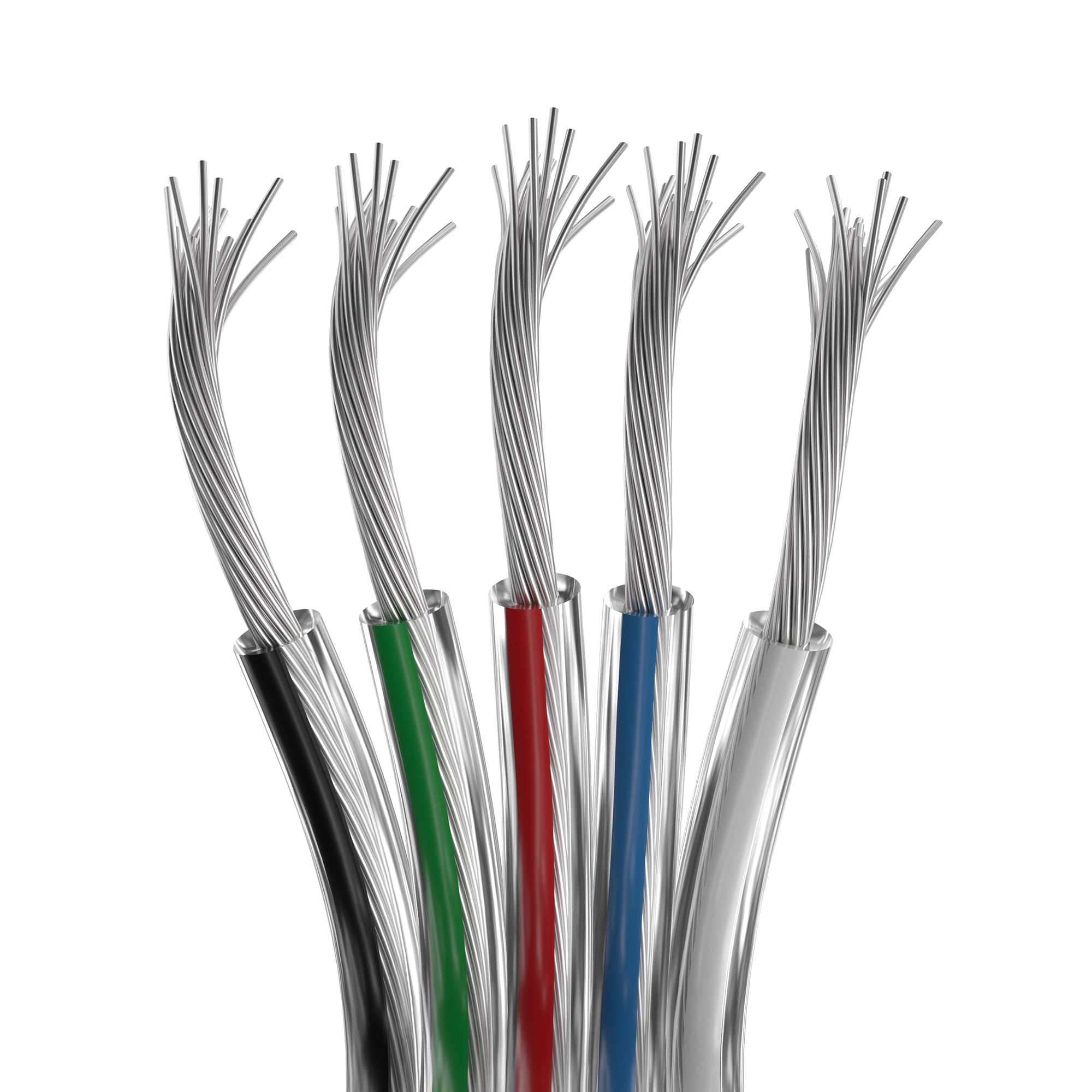 Шлейф питания ARL-18AWG-CLEAR-5Wire-CU 034965 - Arlight