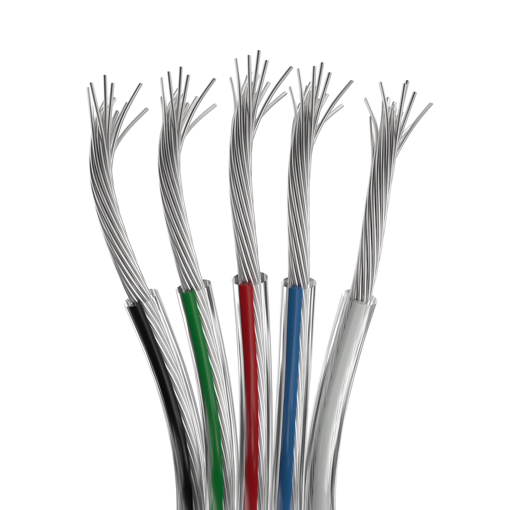 Шлейф питания ARL-22AWG-CLEAR-5Wire-CU 034967 - Arlight