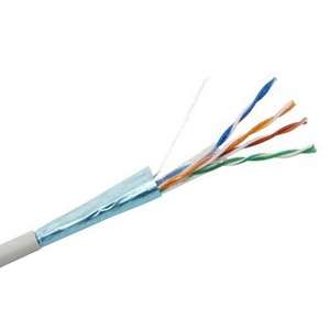 Кабель витая пара F/UTP кат.5E 4х2х24AWG solid CCA PVC сер. (м) 01-1001 - Net.on