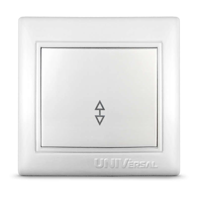 Переключатель проходной 1-кл. СП Севиль 10А IP20 бел. С0025 - UNIVersal