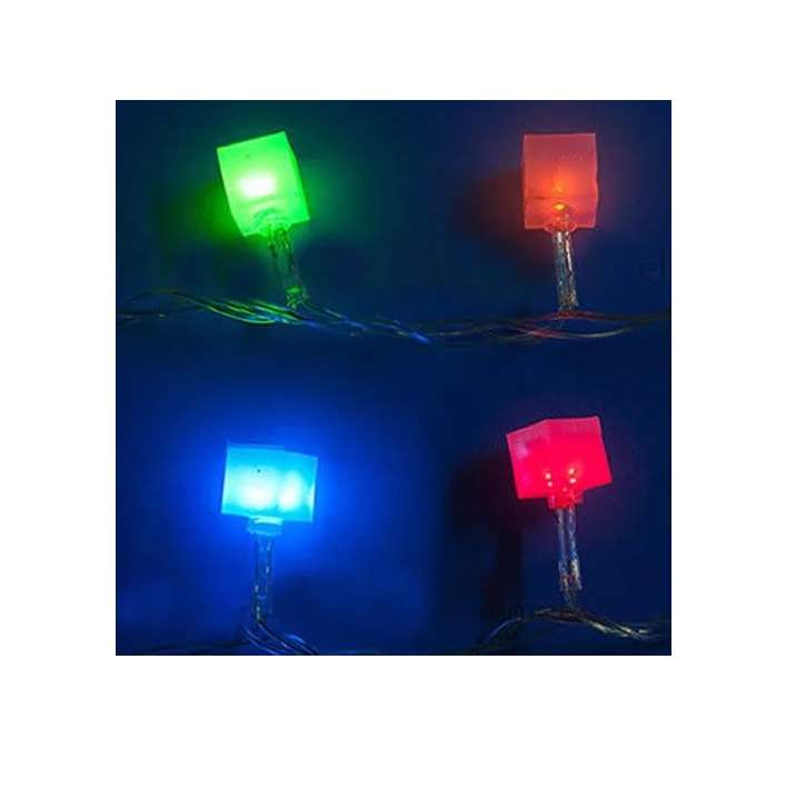Гирлянда светодиодная -Кубики- ULD-S0700-050/DTA MULTI IP20 CUBES-1 с контроллером 50LED (дл.7м) Uniel 7932 - Uniel