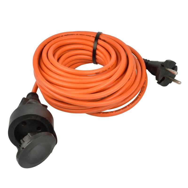 Удлинитель 1х10м без заземл. 6А IP44 UG/UCK-1N/2х0.75/10M/O Orange ПВС 2х0.75 оранж. (бухта) Uniel UL-00009858 - Uniel