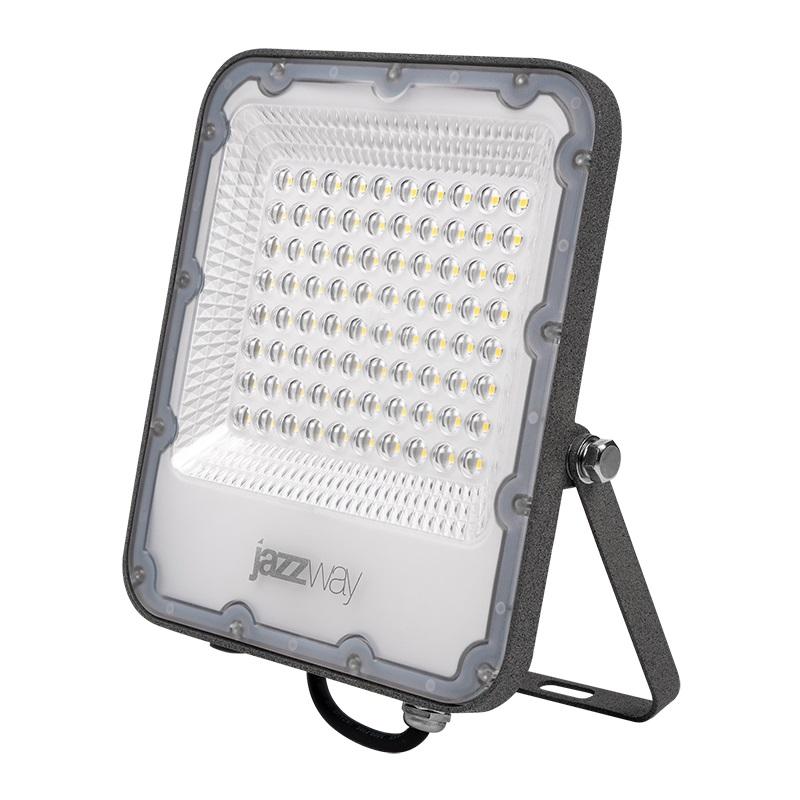 Прожектор светодиодный PFL-S4 50Вт 6500К IP65 80град. ДО с линзовым модулем Pro+ 5036420 - Jazzway