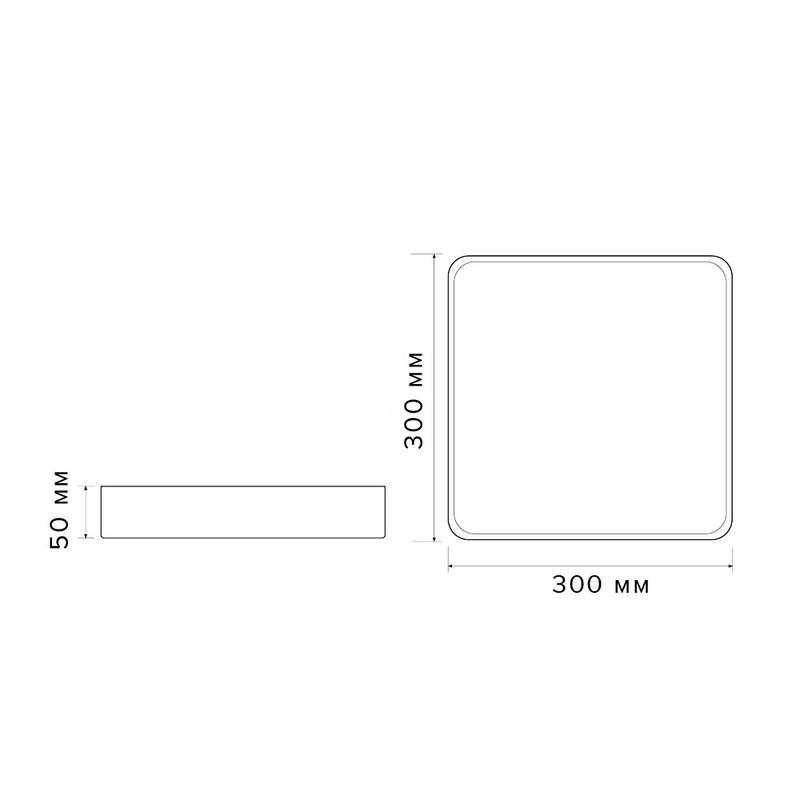 Светильник светодиодный декоративный PPB Scandic-S 54Вт 4000К IP20 настенно-потолочный бытовой WH 5037212 - Jazzway
