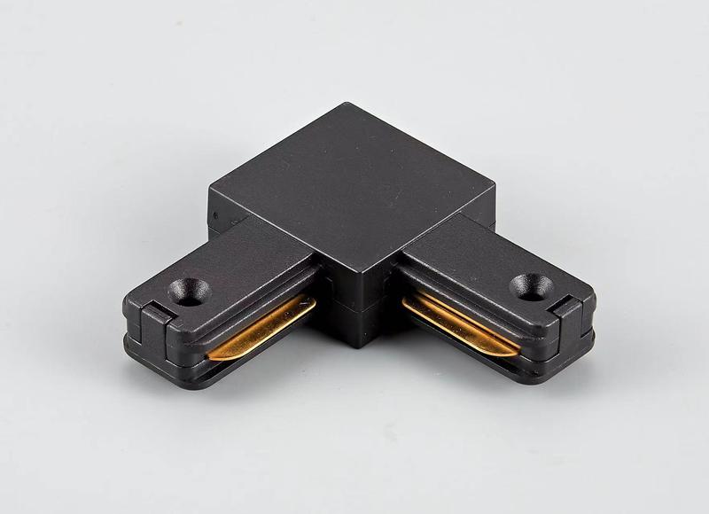 Коннектор L-образный PTR P CL-BL черн. (пластик) Pro JazzWay 5052116 - Jazzway