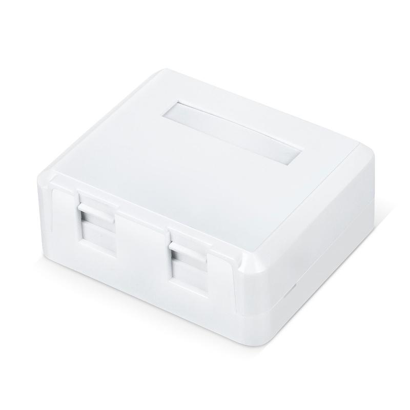 Корпус настенной розетки WR-MB-2 для установки 2-х вставок типа Keystone Jack бел. 505220 - WRline
