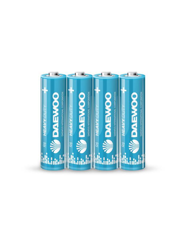 Элемент питания солевой AA/R6 1.5В Heavy Duty 2021 4S (уп.4шт) 5029279 - DAEWOO