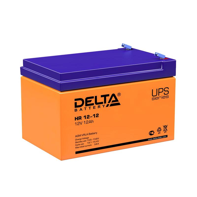 Аккумулятор UPS 12В 12А.ч HR 12-12 - DELTA