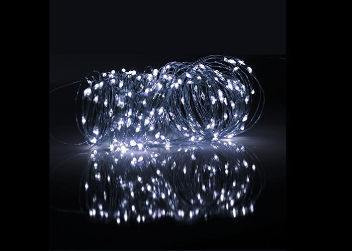 Светильник светодиодный садовый SLR-G03-200W нить 200LED холод. бел. на солнечн. батарее 5033337 - ФАZА