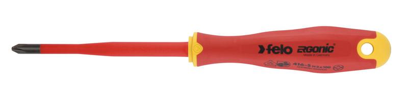 Отвертка диэлектрическая PH 2 +/- Slim Ergonic Felo 41629390 - FELO