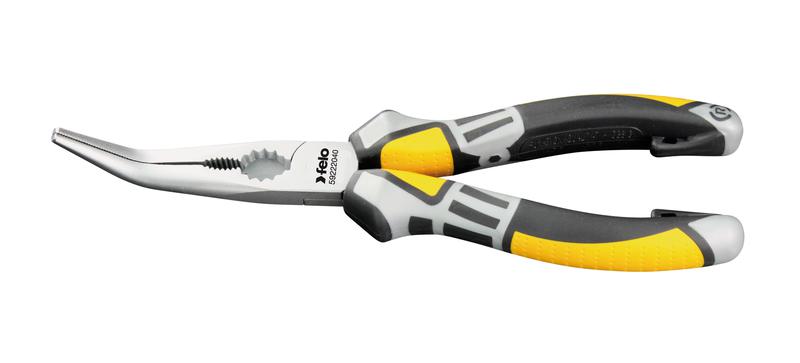 Длинногубцы угловые с резцом 205мм Felo 59222040 - FELO