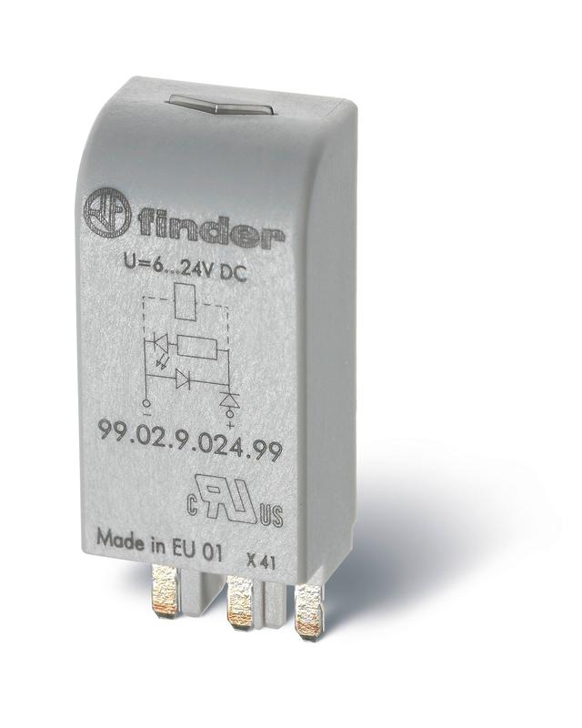Модуль индикации LED 28...60В AC/DC зел. FINDER 9902006059 - FINDER