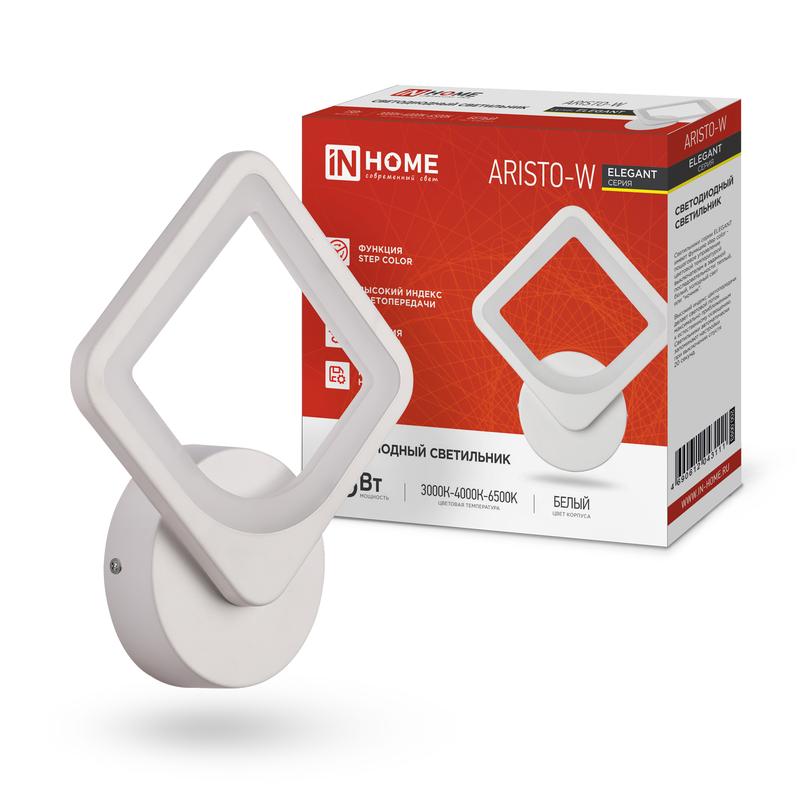 Светильник светодиодный ELEGANT ARISTO-W 15Вт 230В 3000-6500К 1050лм STEP COLOR бел. 4690612043111 - IN HOME