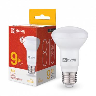 Лампа светодиодная LED-R63-VC 9Вт рефлектор 3000К тепл. бел. E27 810лм 230В 4690612024301 - IN HOME