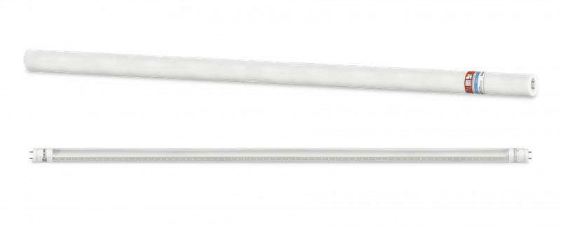 Лампа светодиодная LED-T8-П-PRO 20Вт трубчатая с двухсторонним цоколем прозрачная 6500К холод. бел. G13 2000лм 230В 1200мм неповоротн. 4690612031002 - IN HOME
