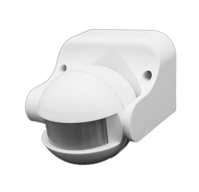 Датчик движения PMS-IR 009 1200Вт 180град. 12м IP44 WH 5012912 - Jazzway