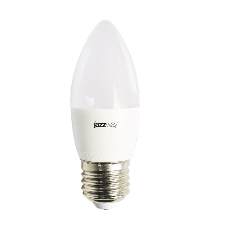 Лампа светодиодная PLED-LX 8Вт C37 свеча 4000К нейтр. бел. E27 5025288 - Jazzway