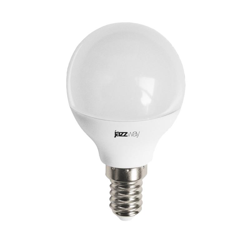 Лампа светодиодная PLED-LX 8Вт G45 шар 4000К нейтр. бел. E14 5025295 - Jazzway