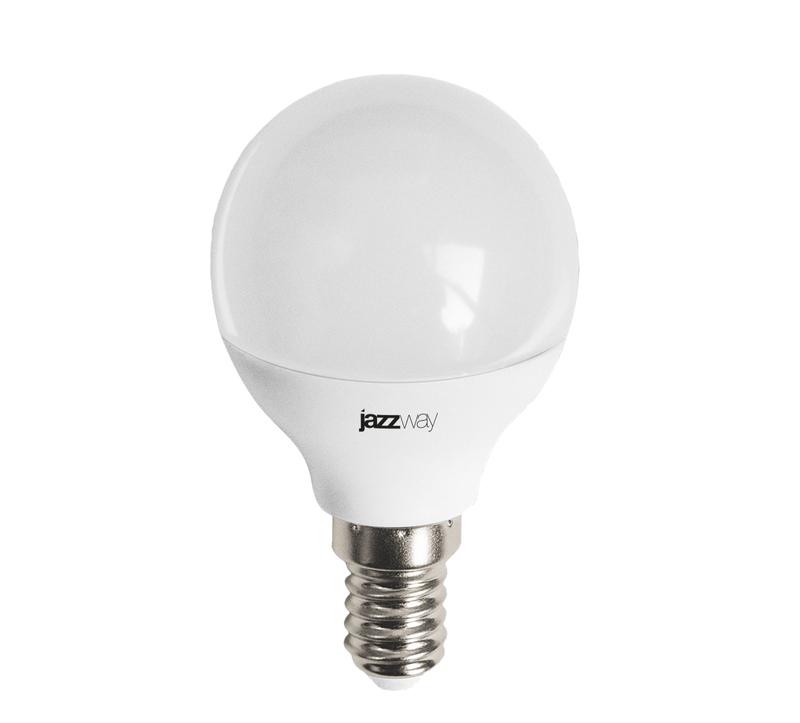 Лампа светодиодная PLED-LX 8Вт G45 шар 5000К холод. бел. E14 5028623 - Jazzway