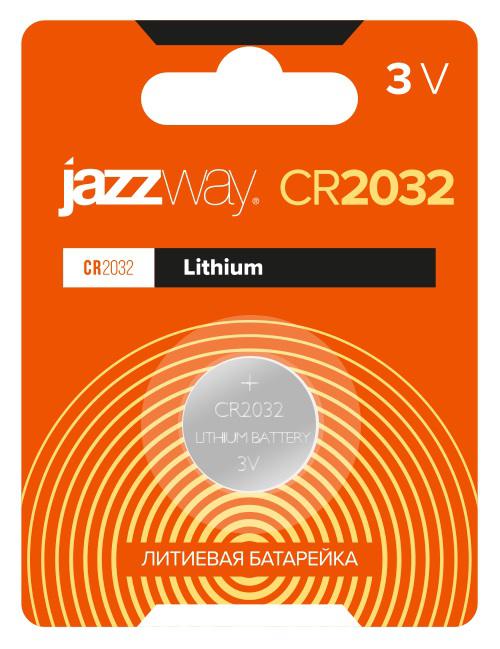 Элемент питания литиевый CR2032 3В BL-1 (блист.1шт) 2852892 - Jazzway