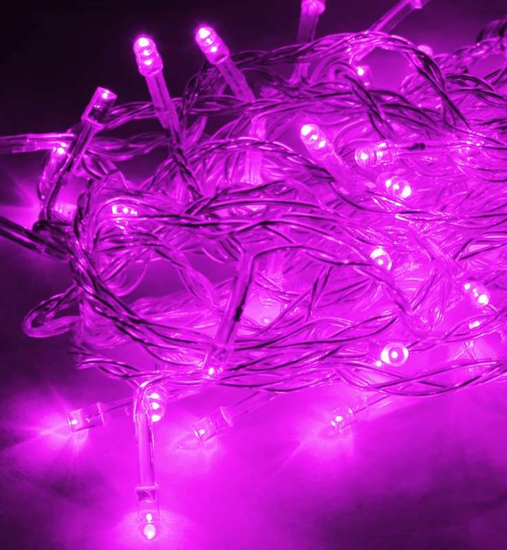 Гирлянда светодиодная 50LED провод 6.5м 8 режимов мигания KOC_GIR50LED_V - Космос
