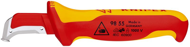Нож для снятия изоляции KN-9855 - Knipex