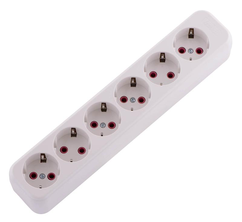 Колодка удлинителя 6-м с заземл. Lila 720-0600-601 - Lezard