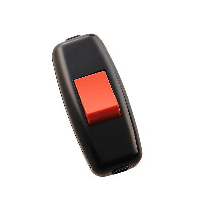 Выключатель для бра Accessories навесной черн./красн. 715-1121-611 - Lezard