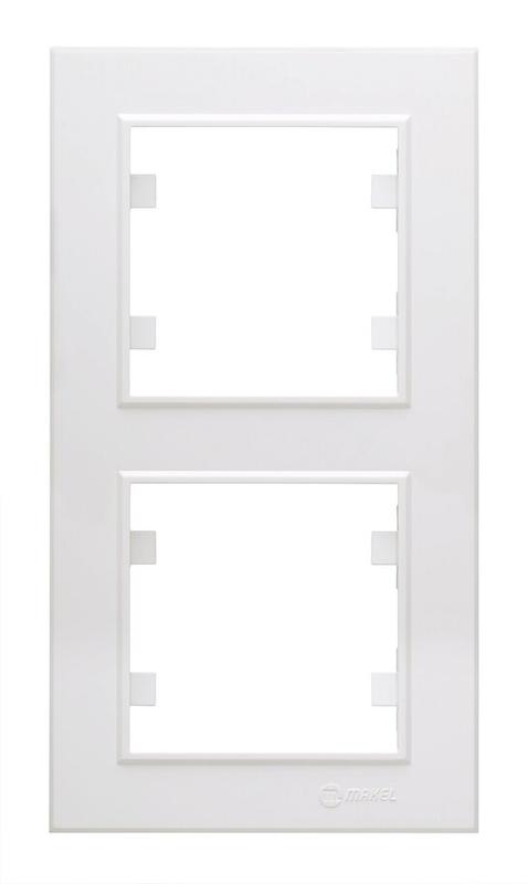 Рамка 2-м Karea вертик. бел. 56001707 - Makel